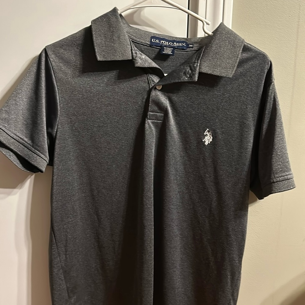 Men’s Medium Charcoal Polo Shirt